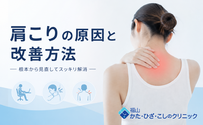 福山市で肩こりにお悩みの方へ——整形外科医が教える原因・治し方・受診の目安